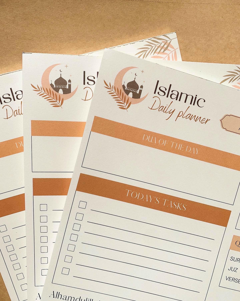 Islamic Daily Planner | Ramadan Prayer, Quran Tracker