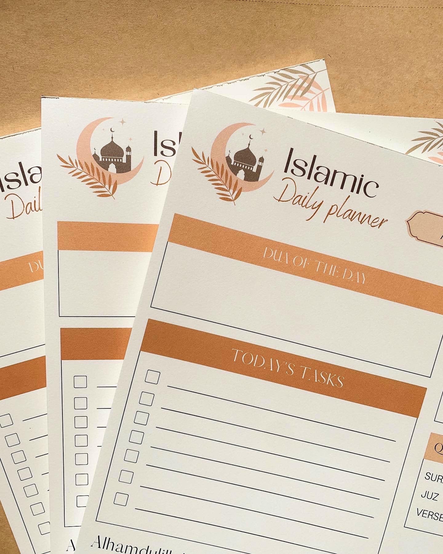 Islamic Daily Planner | Ramadan Prayer, Quran Tracker
