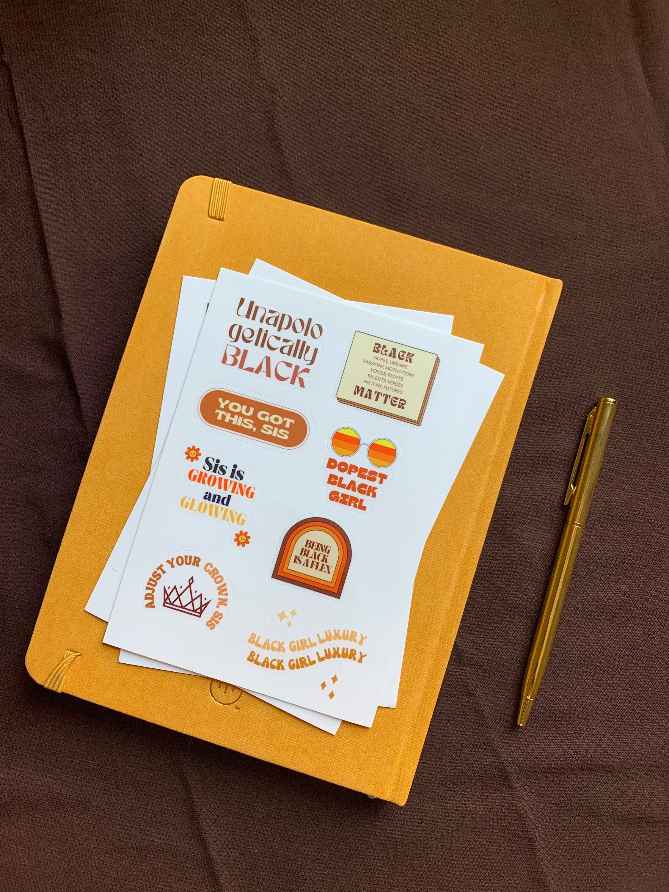 Melanin Affirmations Sticker Sheet