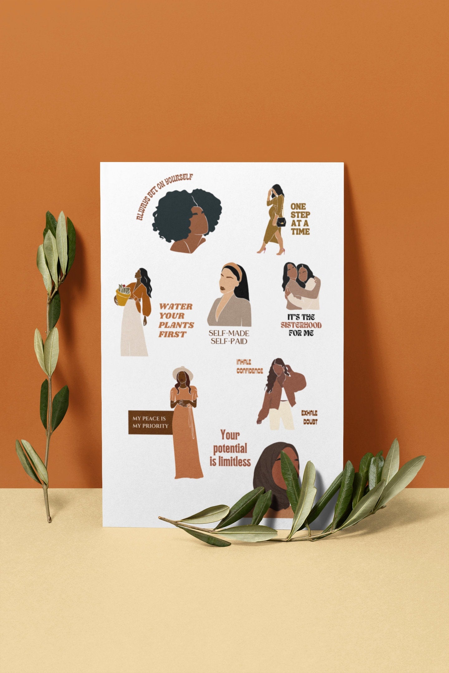Black Girl Magic Sticker Sheet