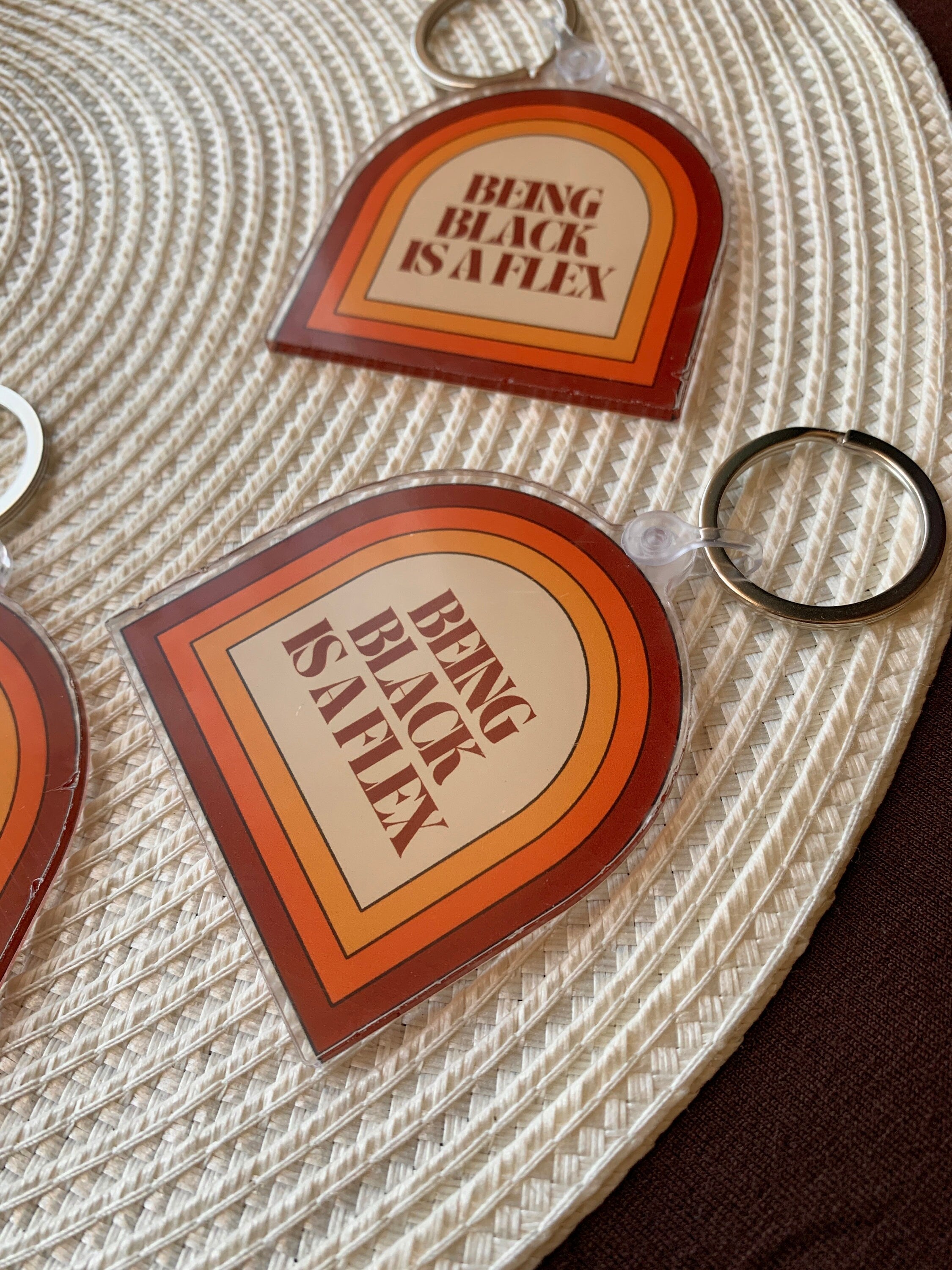 Being Black Is A Flex Keychain