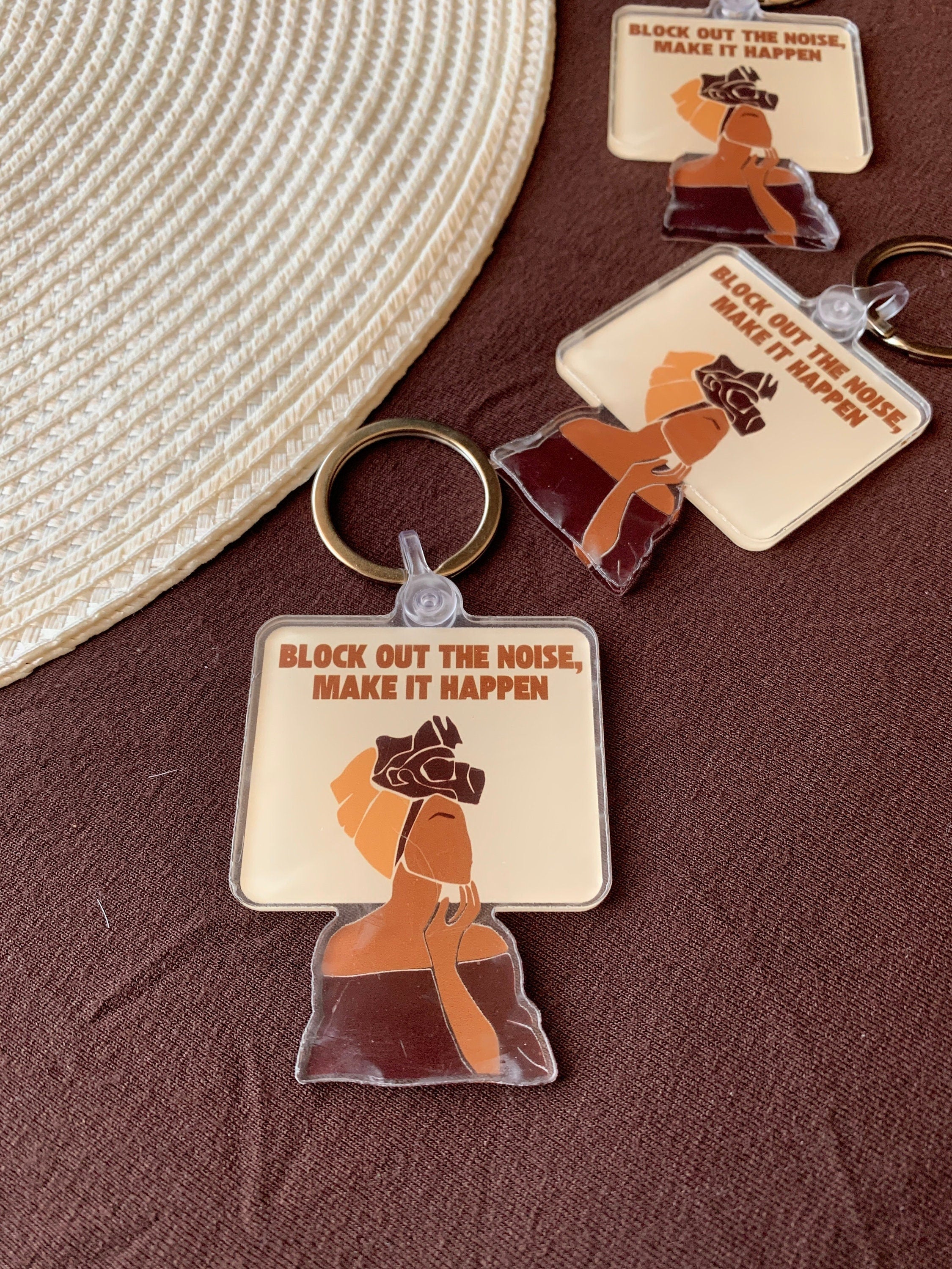 Block Out The Noise Keychain