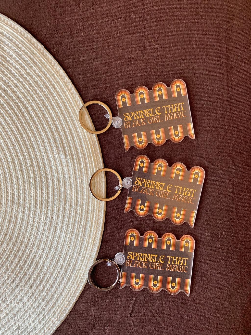 Black Girl Magic Keychain