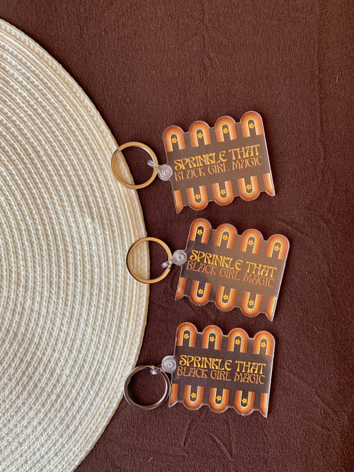 Black Girl Magic Keychain