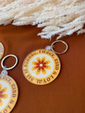 Strong and Fierce Keychain
