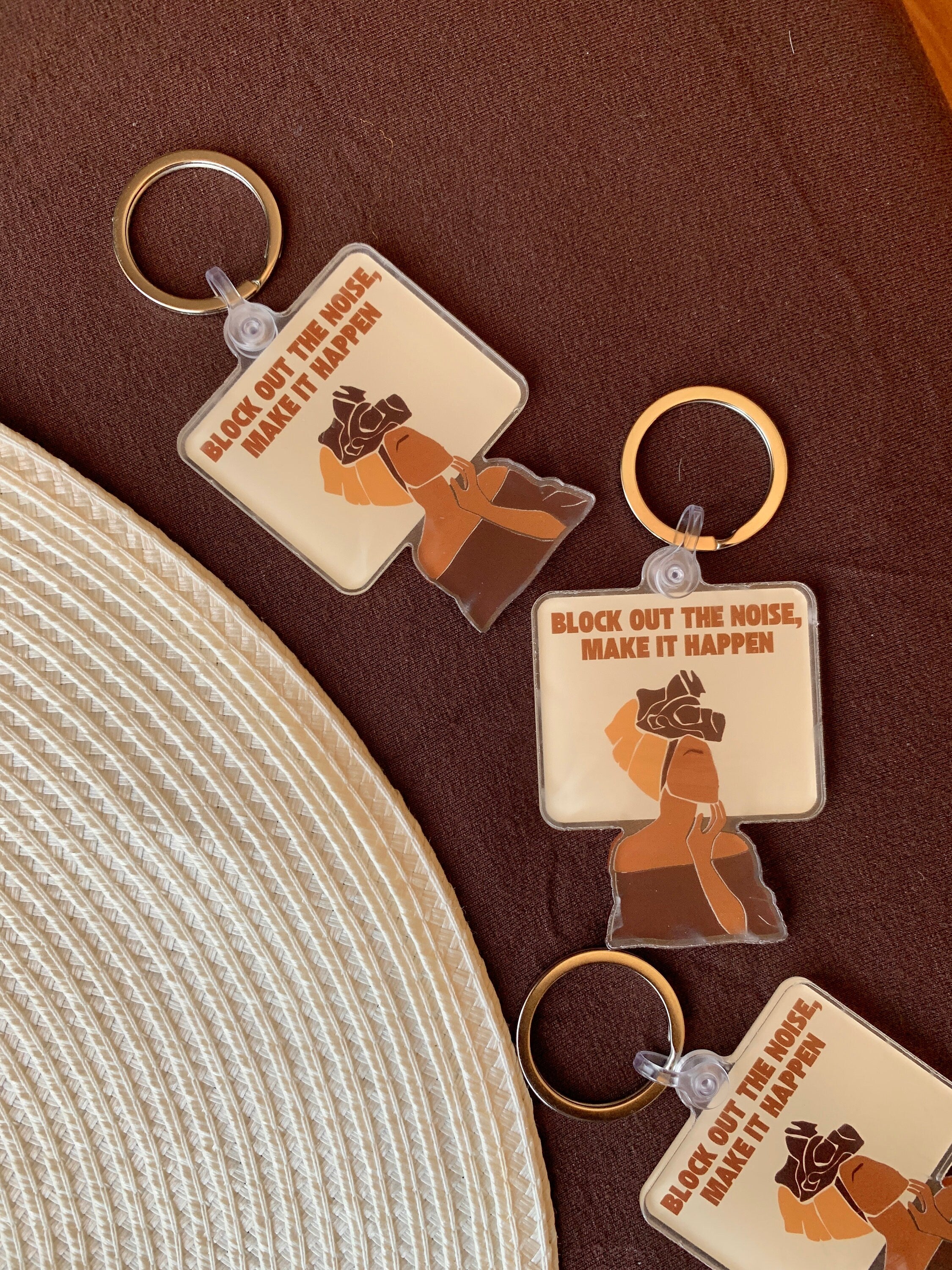 Block Out The Noise Keychain