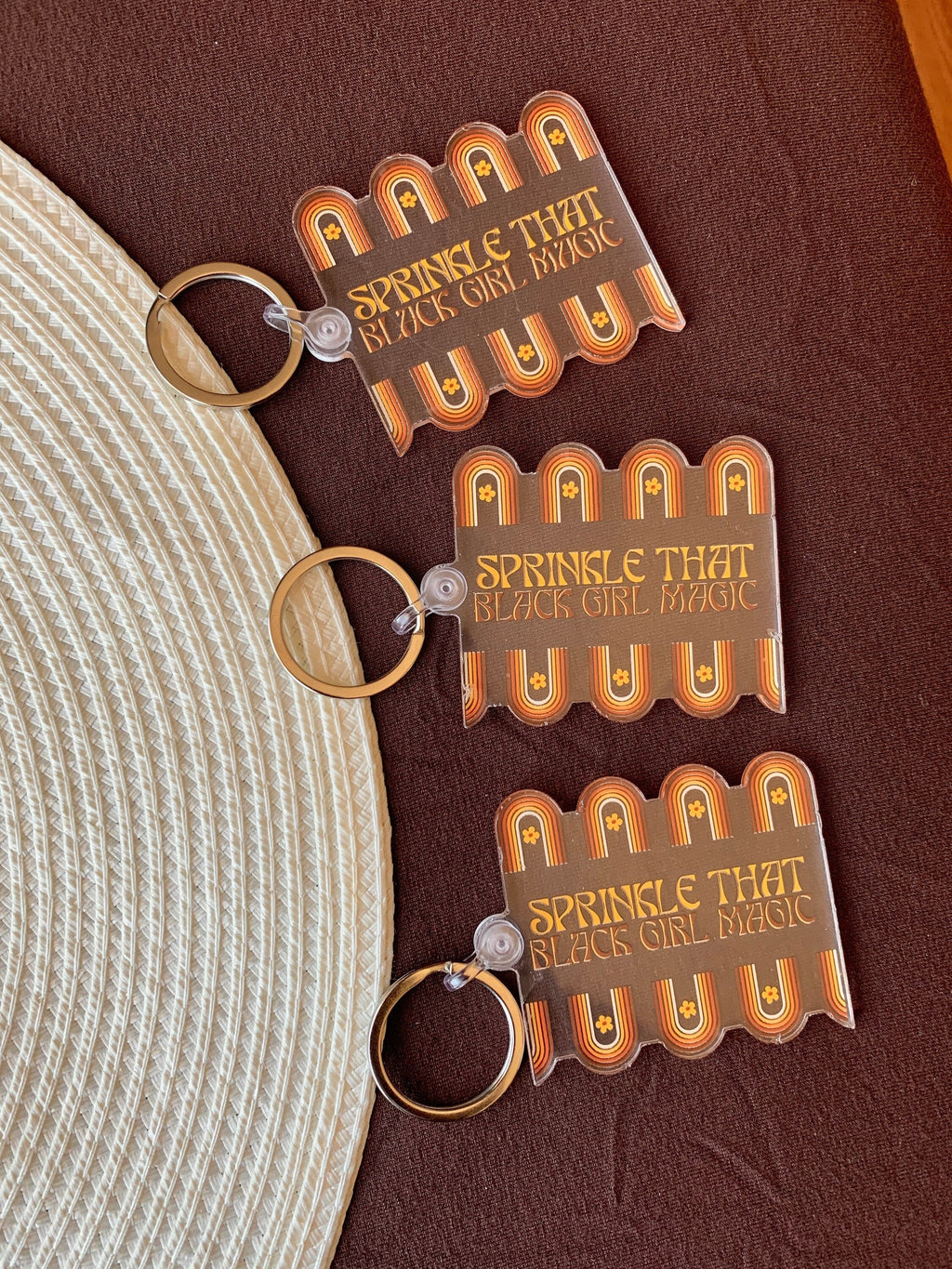 Black Girl Magic Keychain