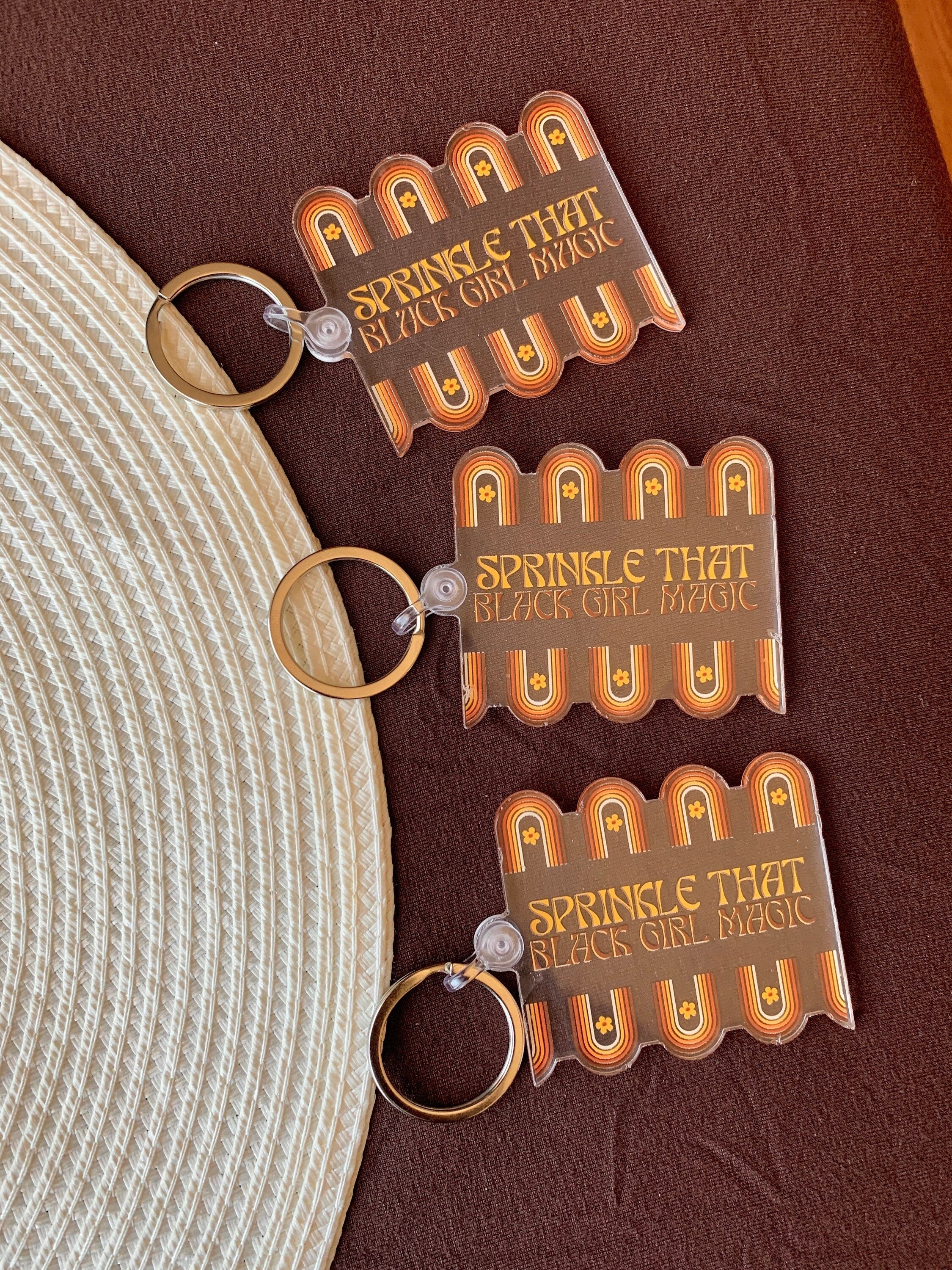 Black Girl Magic Keychain
