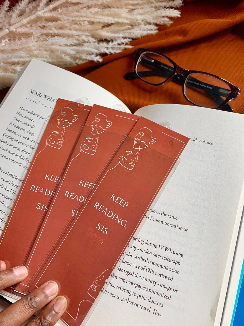 Keep Reading Sis Bookmark