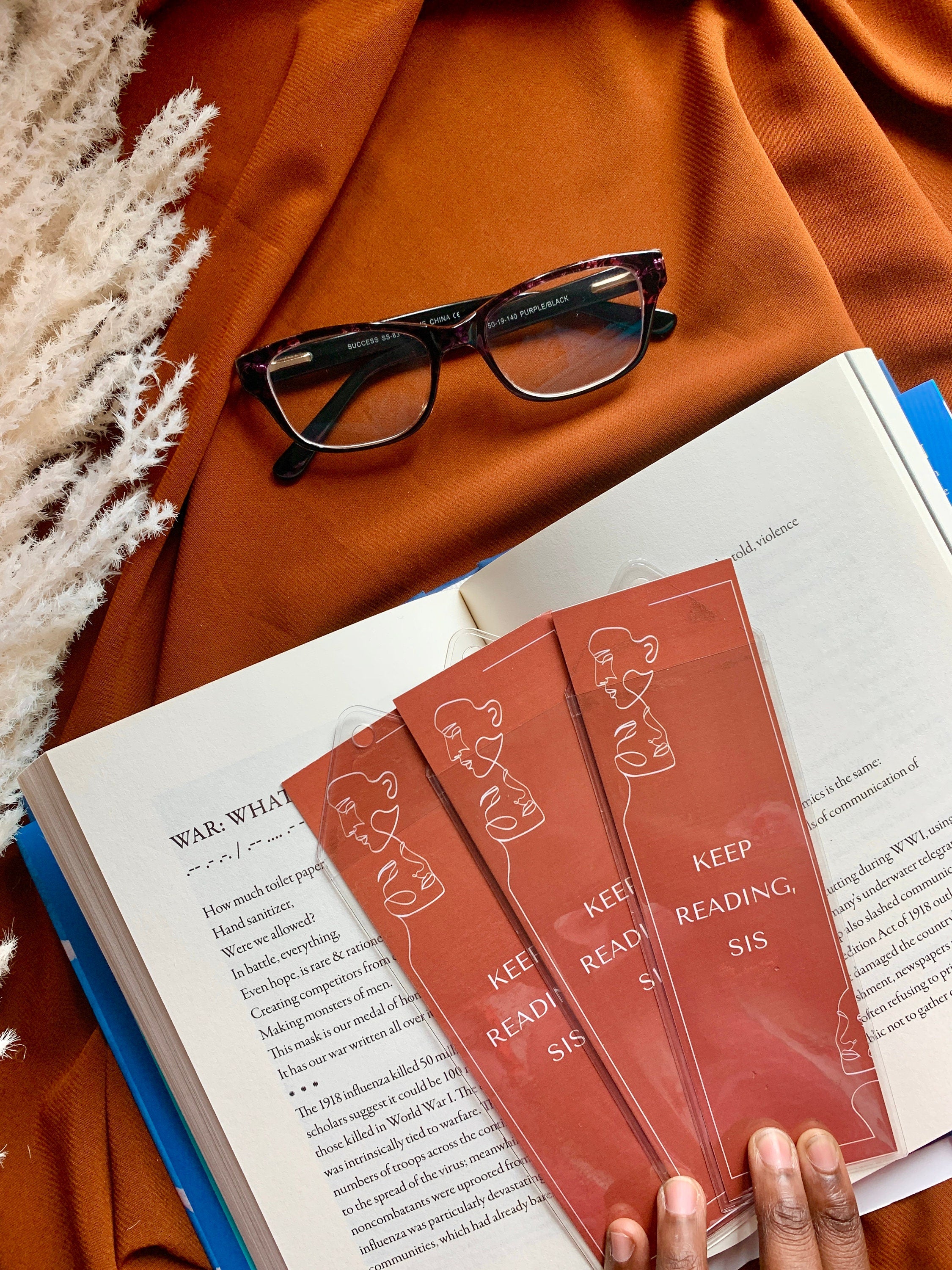 Keep Reading Sis Bookmark