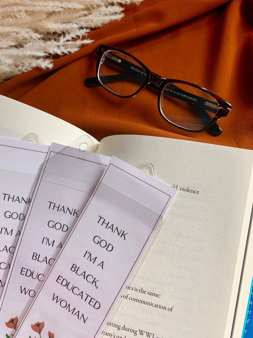 Black Educated Woman Bookmark