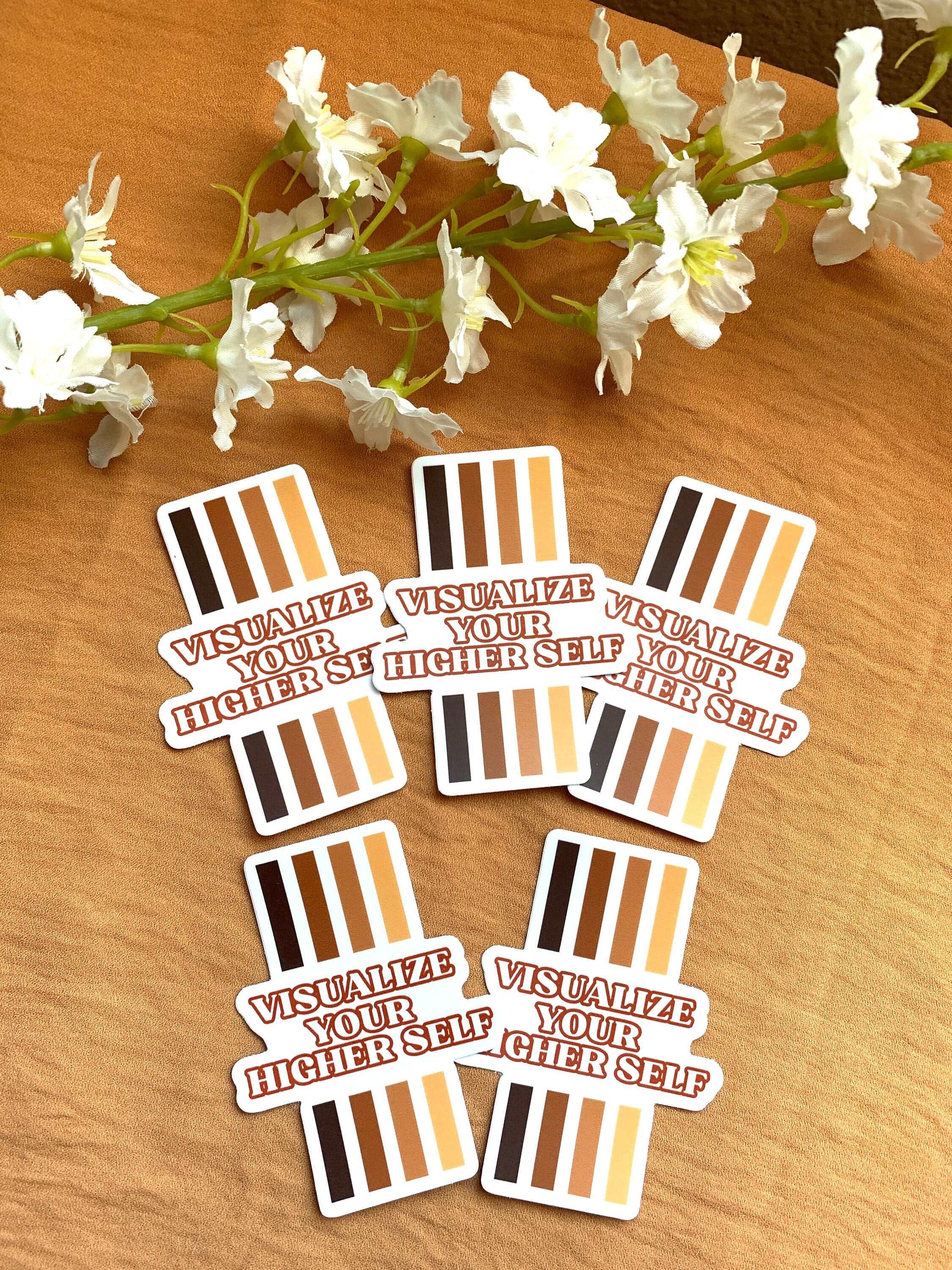 Visualize Your Higher Self Matte Sticker