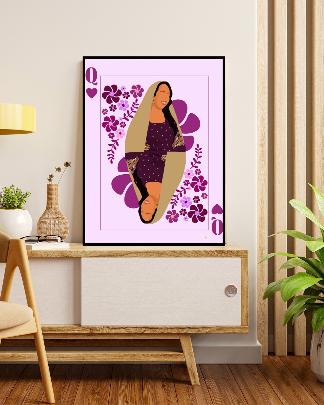 Somali Queen of Hearts Art Print