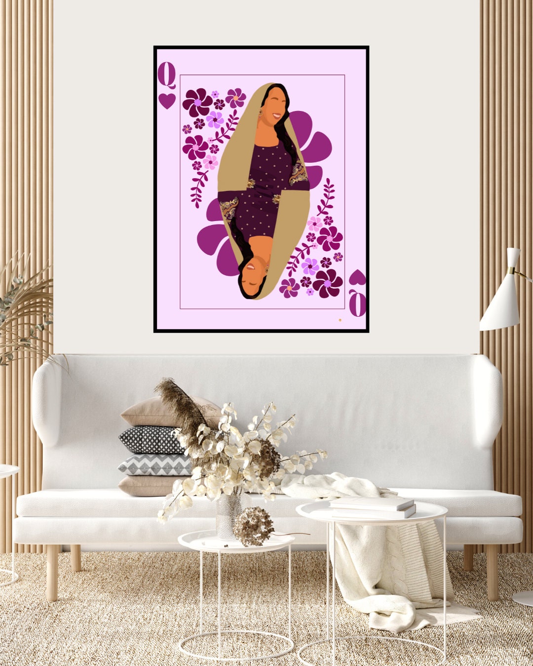 Somali Queen of Hearts Art Print