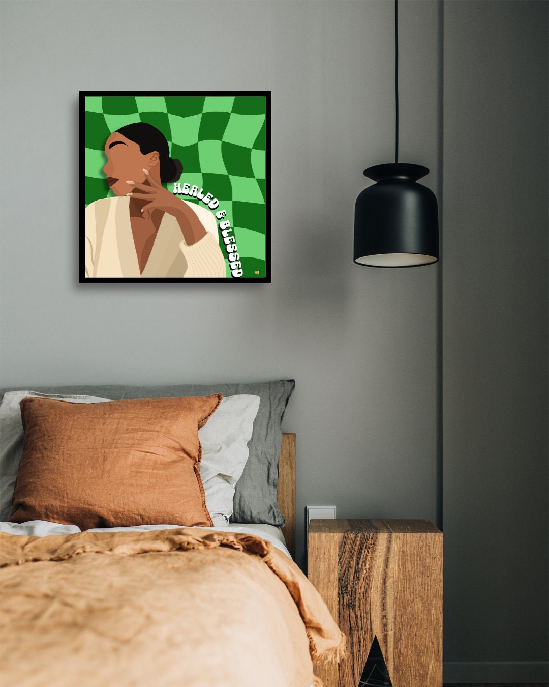 Healed And Blessed Art Print