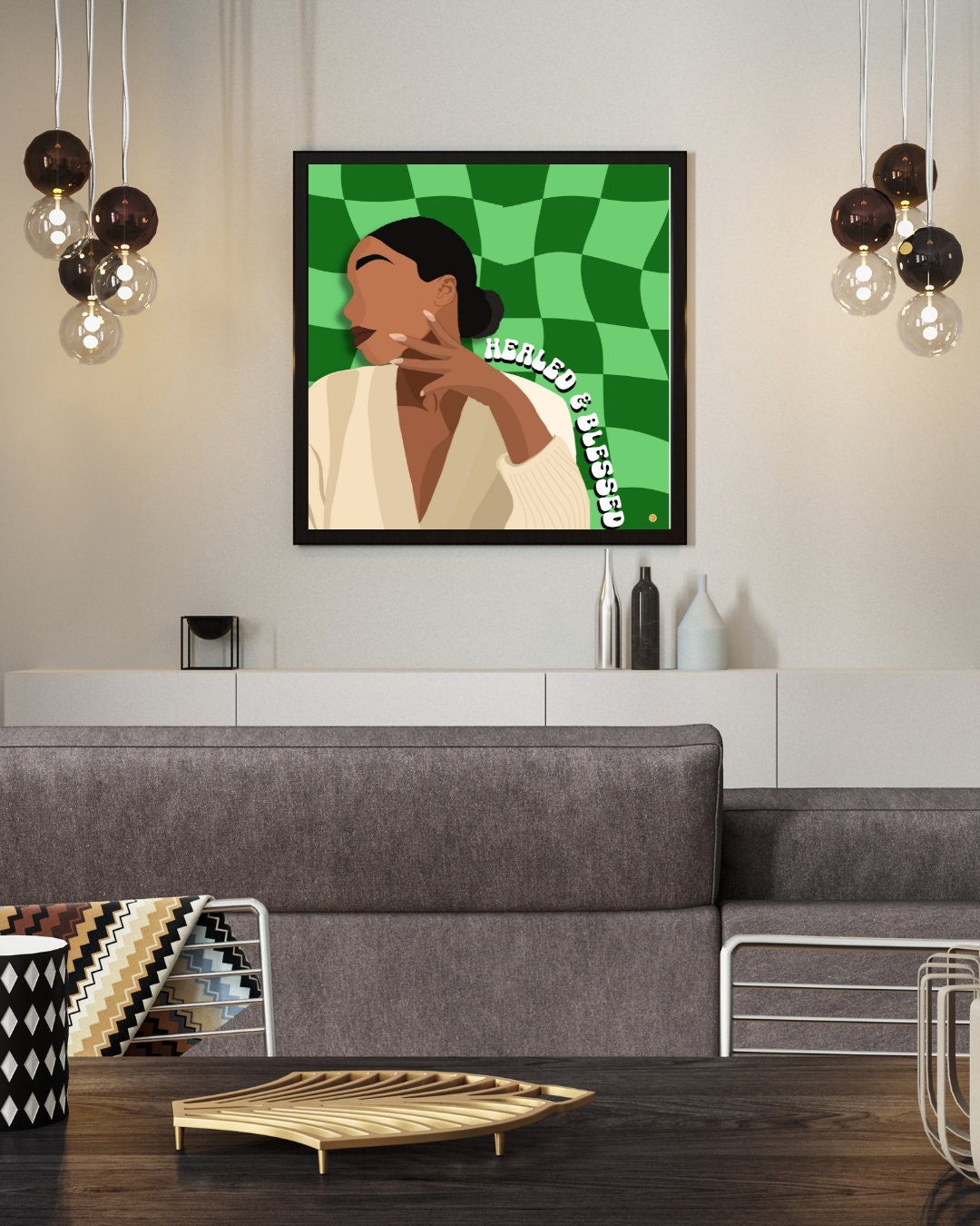Healed And Blessed Art Print