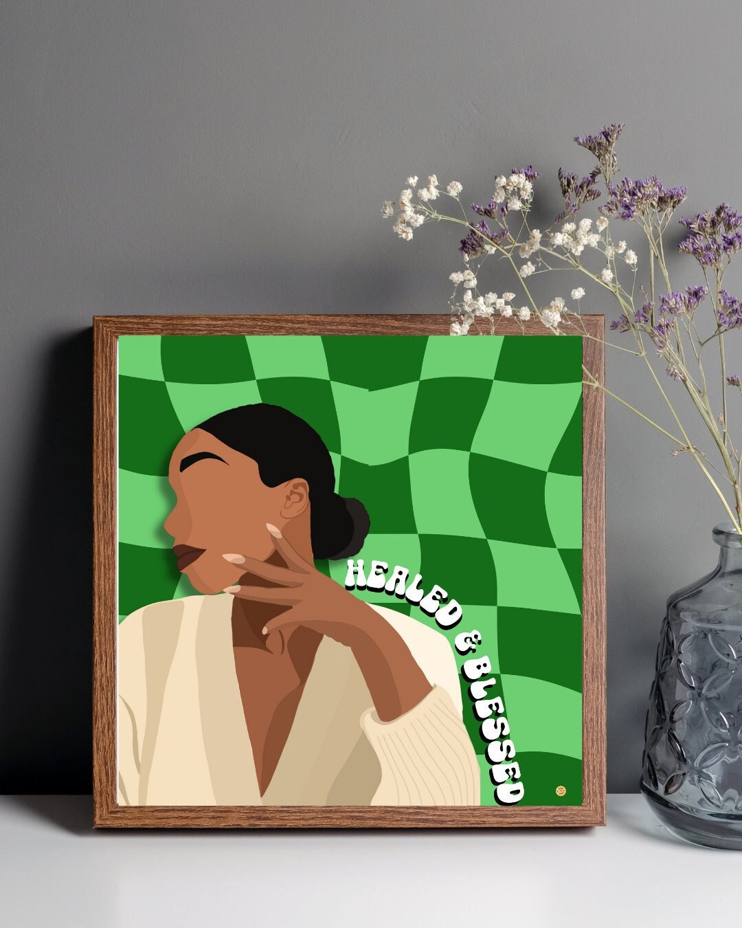 Healed And Blessed Art Print