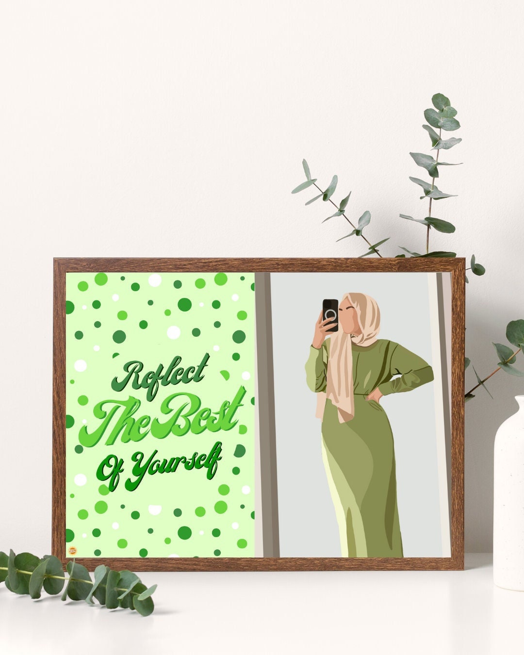 Reflect The Best Version Of Yourself Art Print