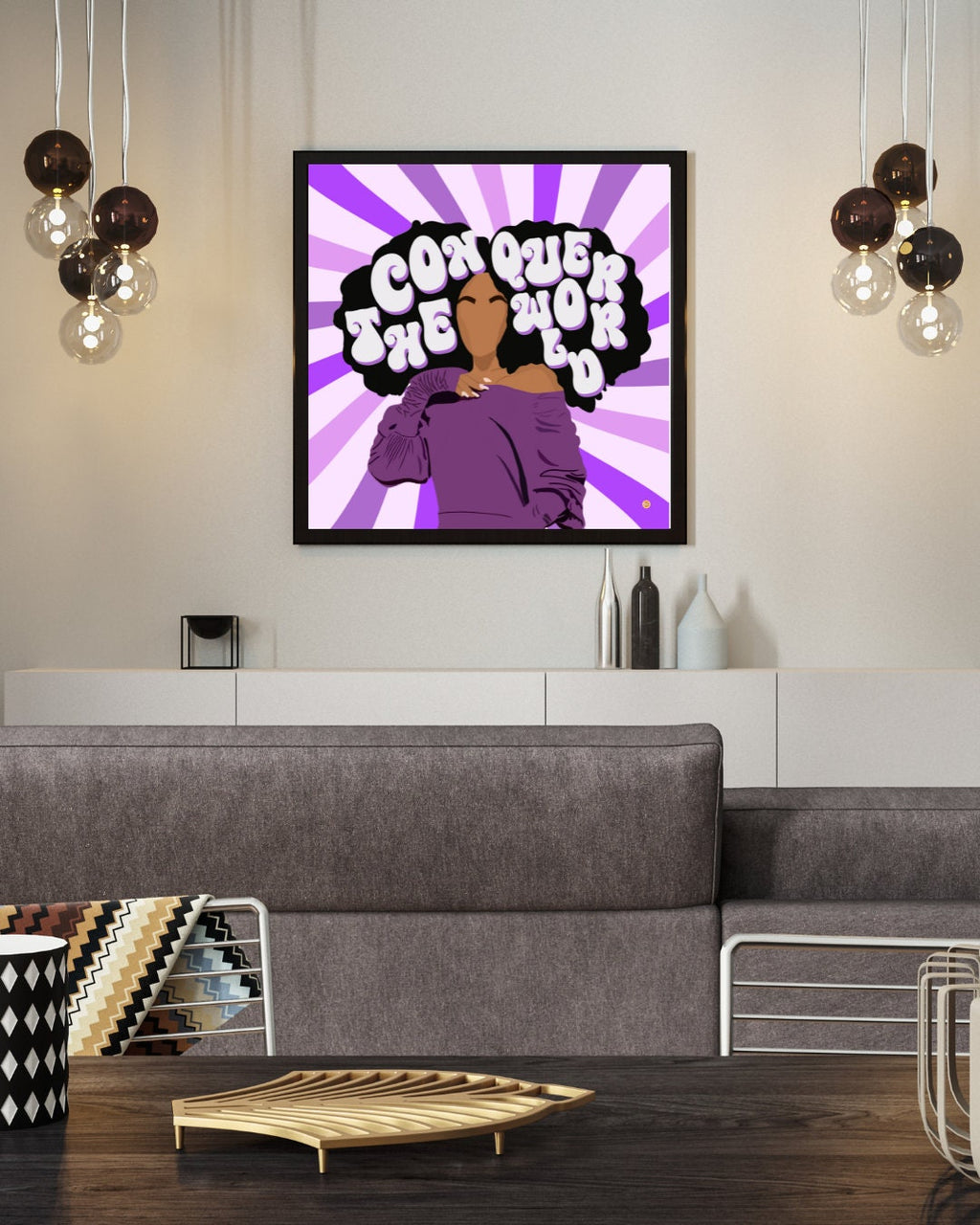 Conquer The World Art Print
