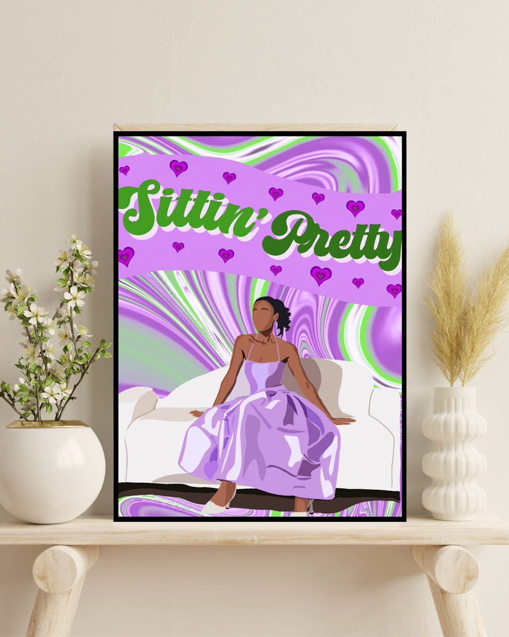 Sittin Pretty' Art Print