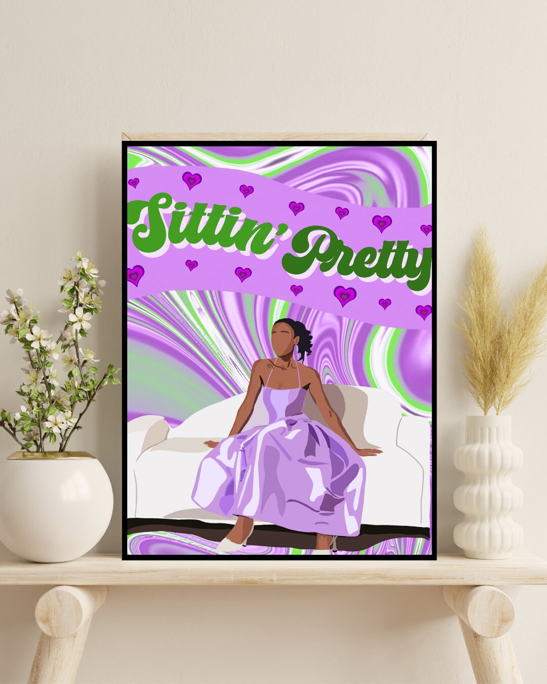 Sittin Pretty' Art Print