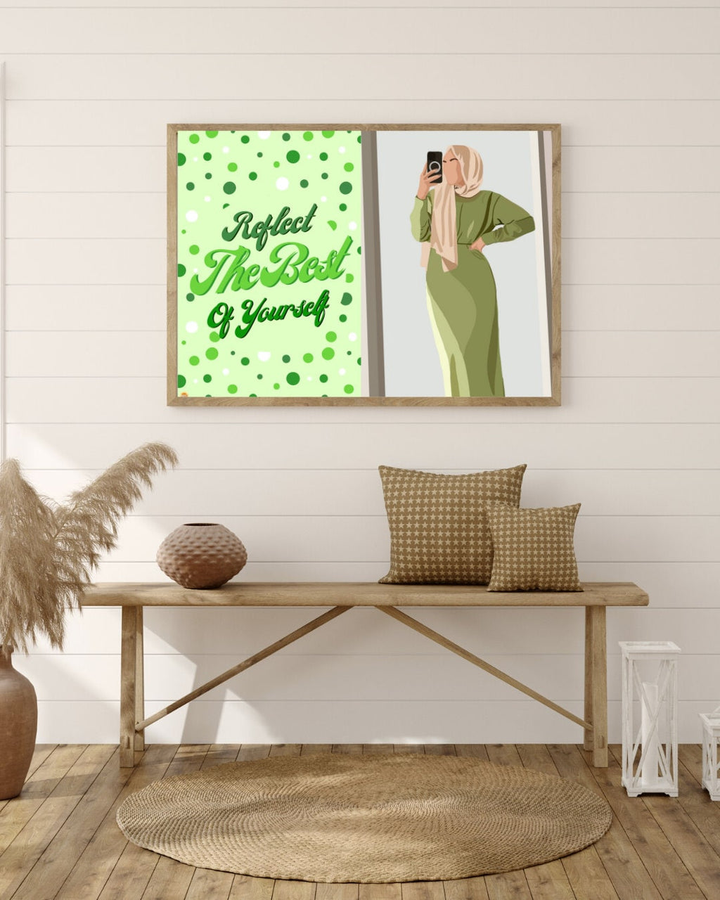 Reflect The Best Version Of Yourself Art Print