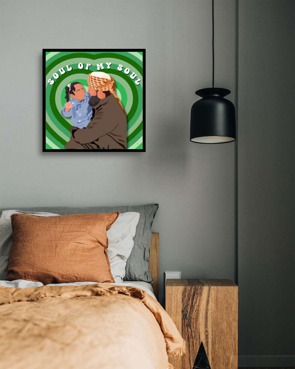 Khaled Nabhan 'Soul of My Soul' Palestinian Art Print