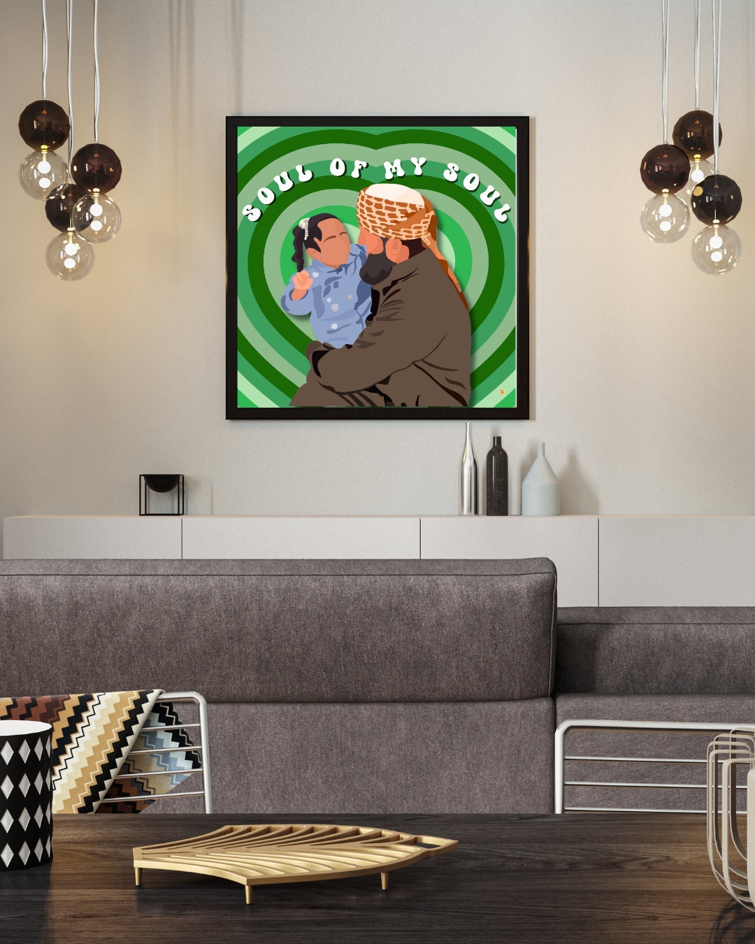 Khaled Nabhan 'Soul of My Soul' Palestinian Art Print