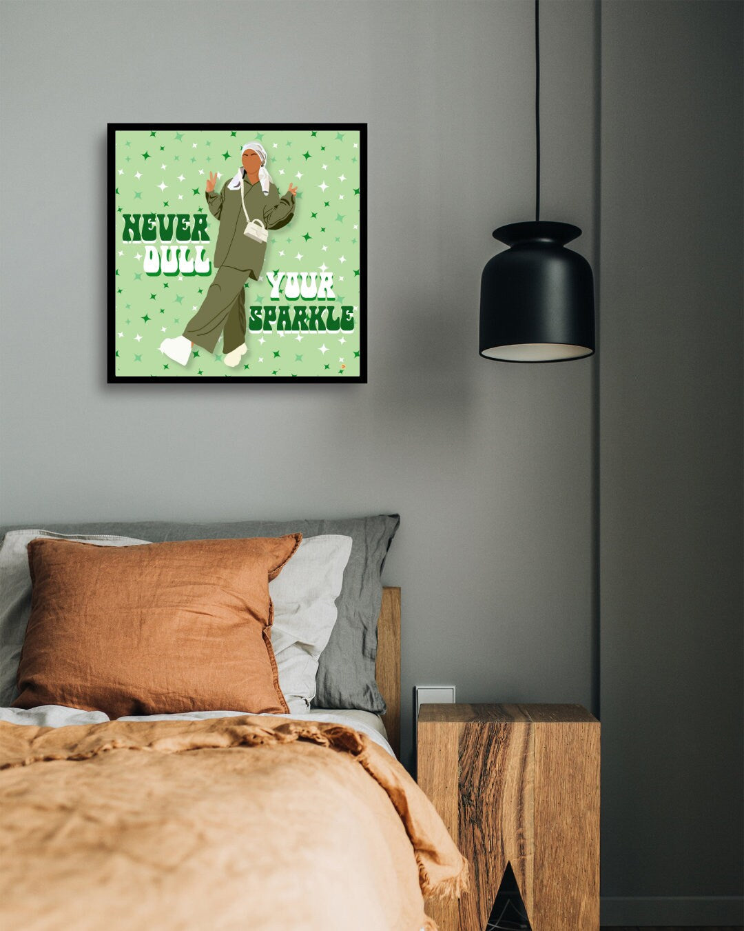 Never Dull Your Sparkle Art Print