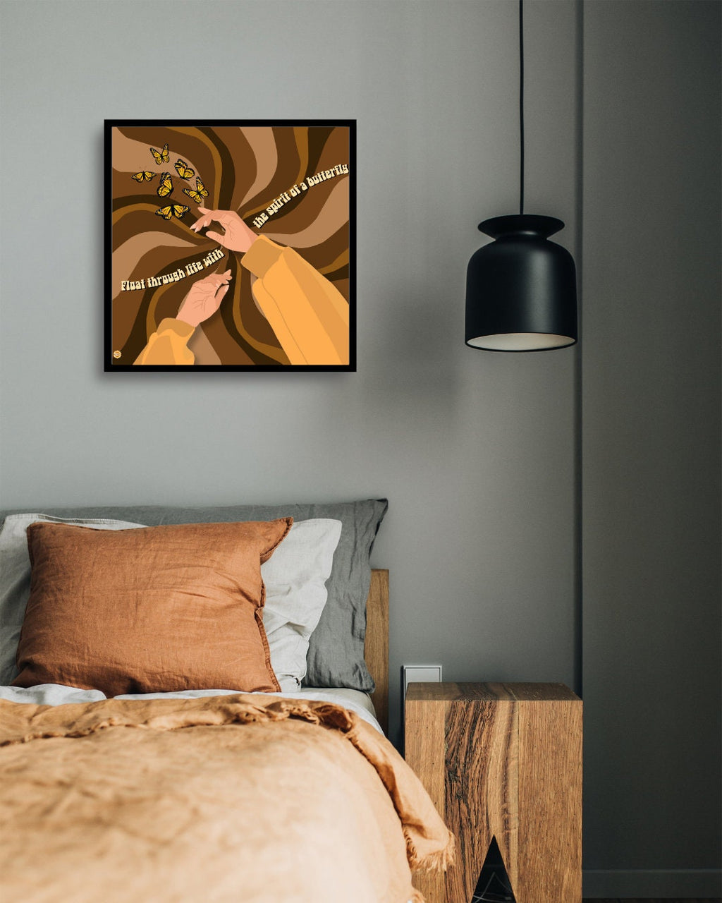 Float Through Life With the Spirit of a Butterfly Art Print
