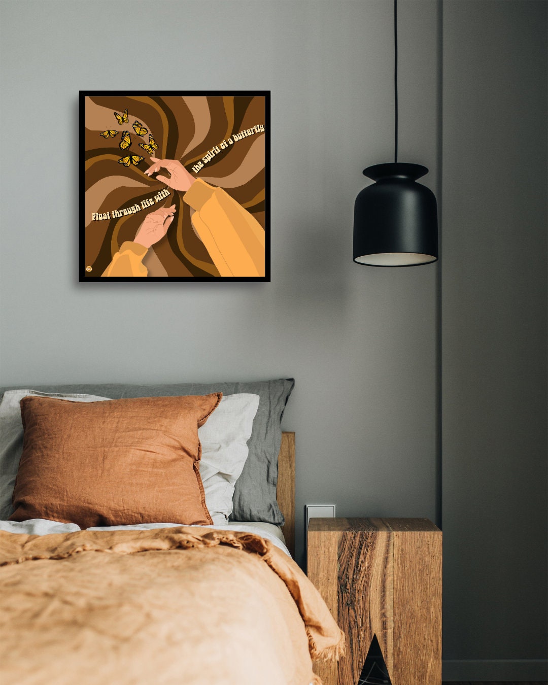 Float Through Life With the Spirit of a Butterfly Art Print