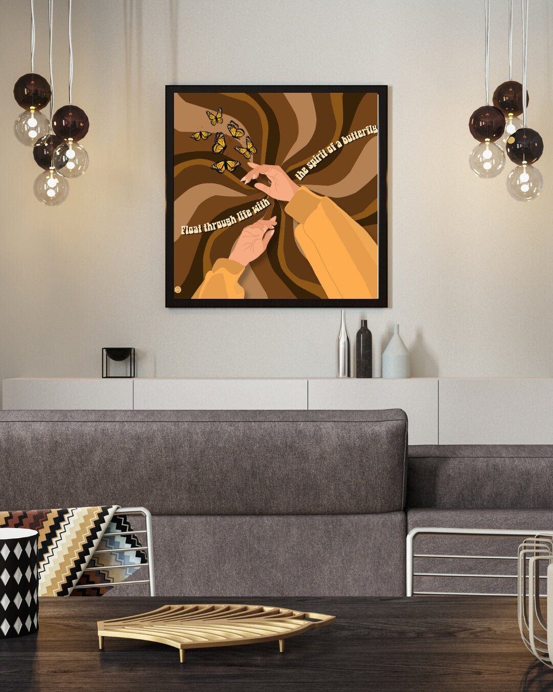 Float Through Life With the Spirit of a Butterfly Art Print
