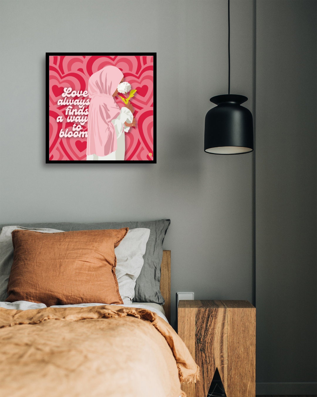 Love Blooms Art Print