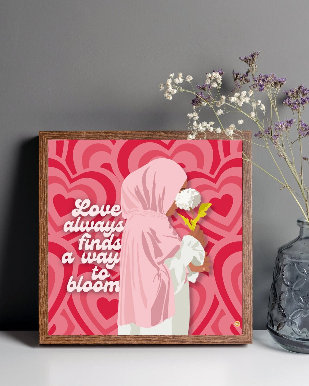 Love Blooms Art Print