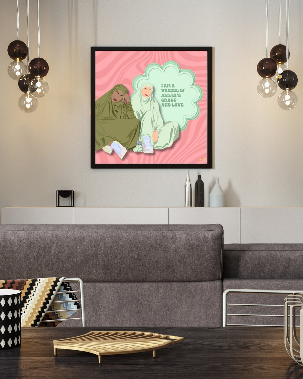 Allah's Grace And Love Art Print