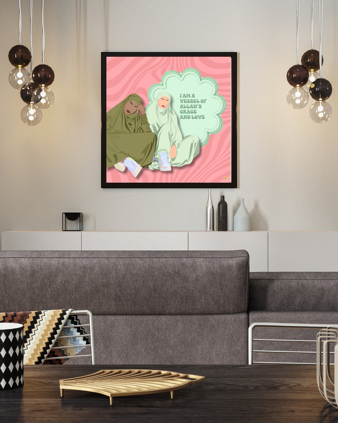 Allah's Grace And Love Art Print