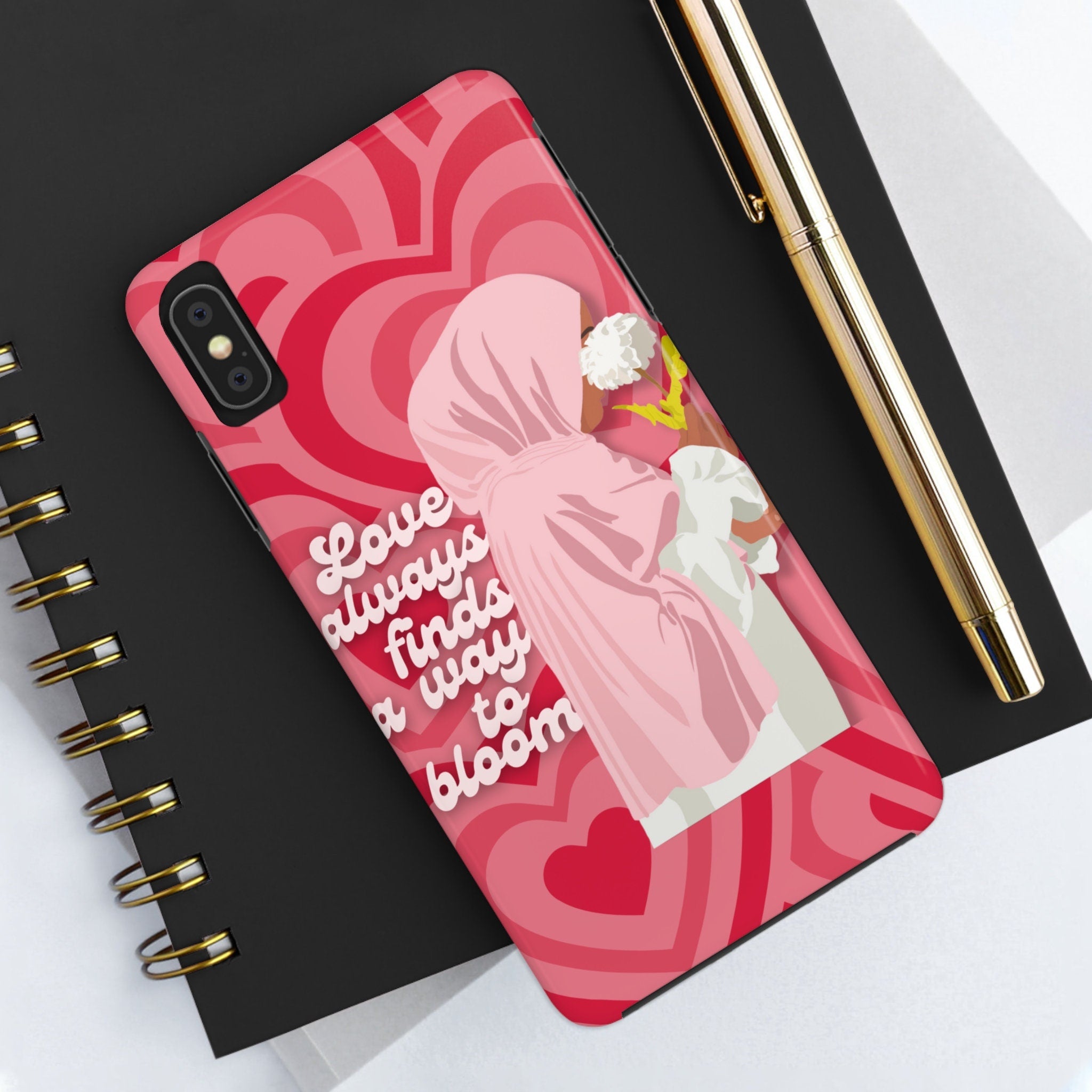 Love Blooms Protective Phone Case
