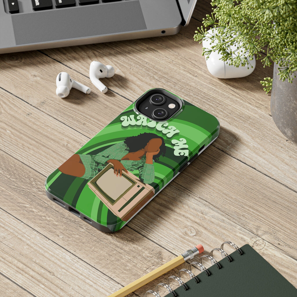 Watch Me Protective Phone Case