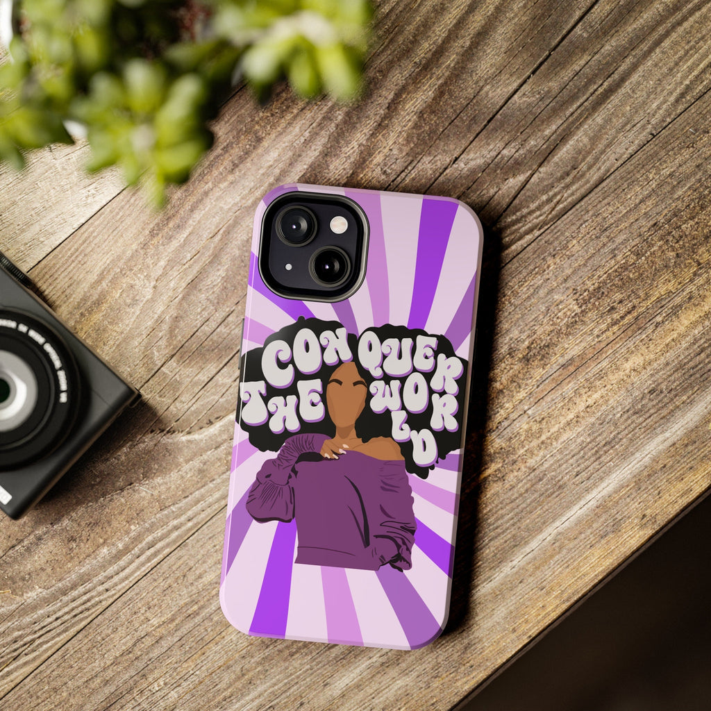 Conquer The World Protective Phone Case