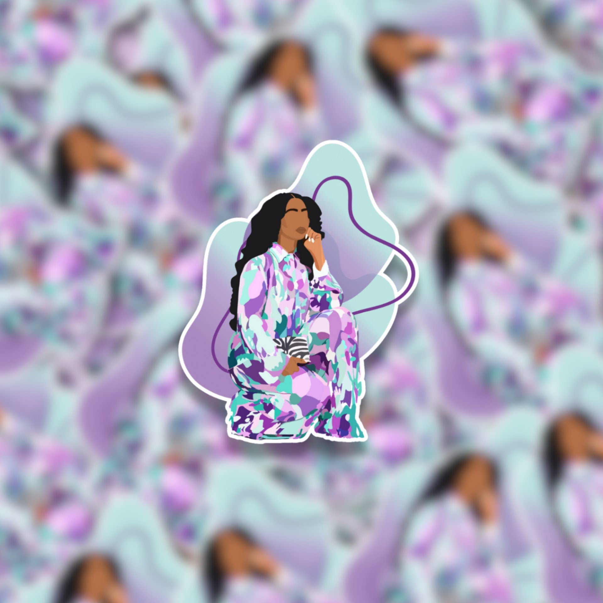 Boss Moves Matte Sticker