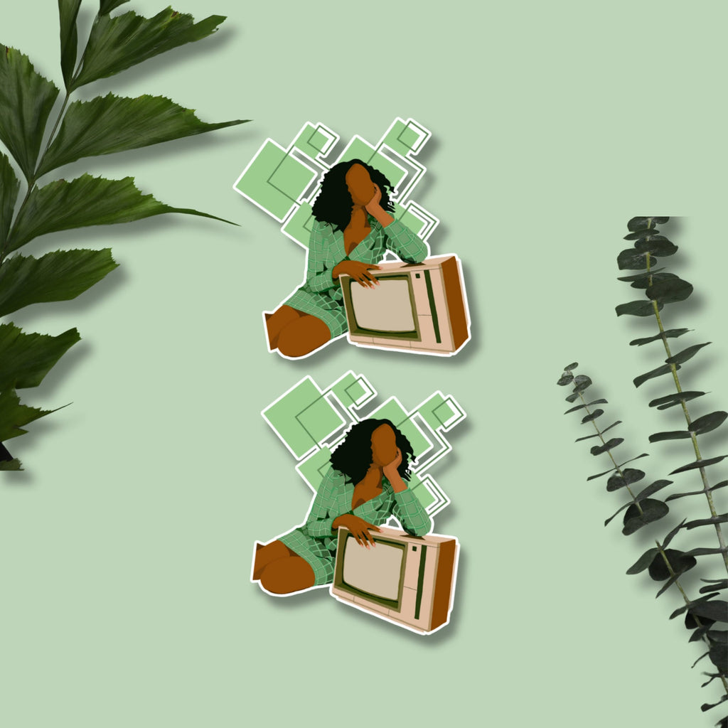 Watch Me Matte Sticker