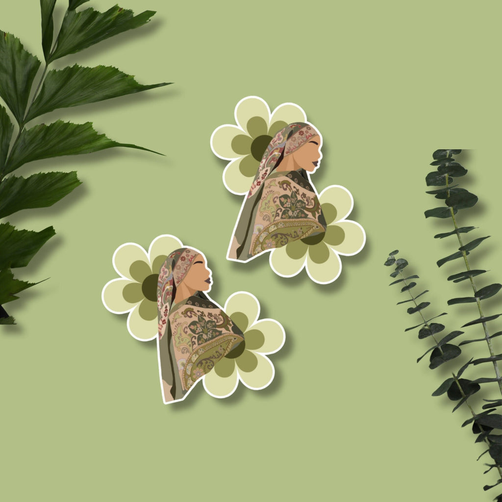Pashmina Hijabi Matte Sticker
