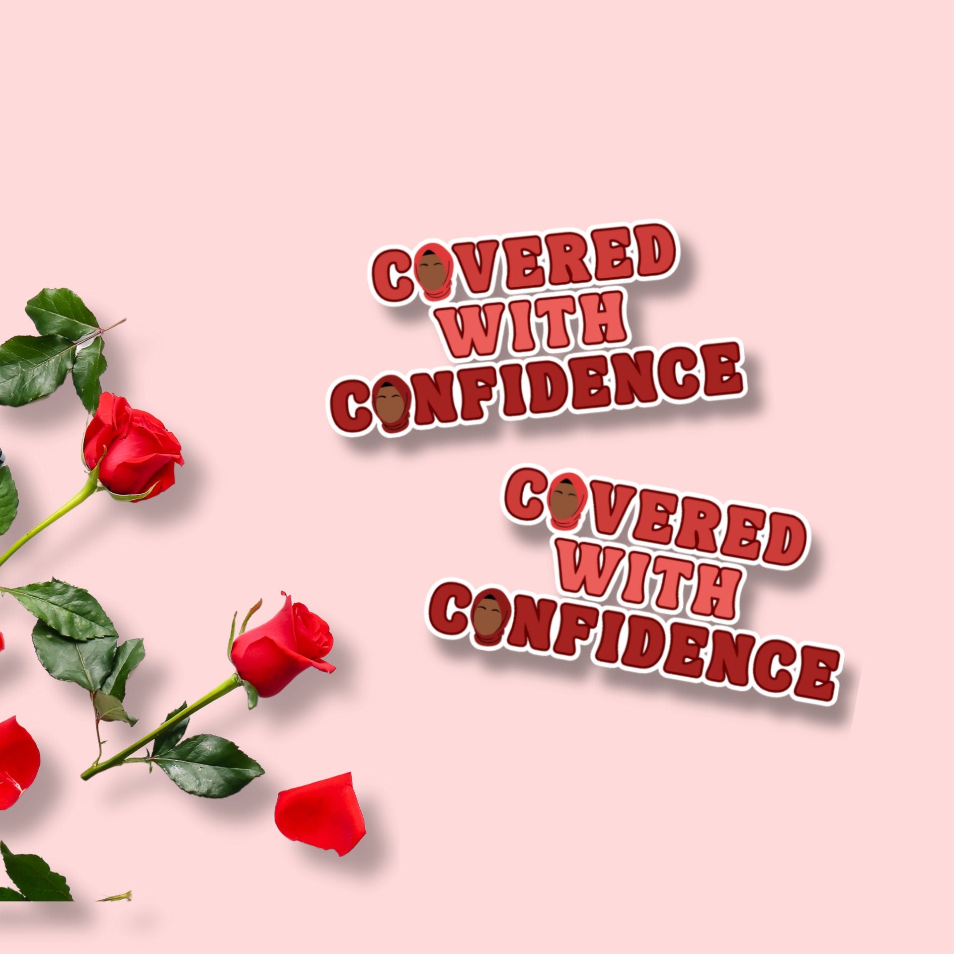 Covered With Confidence Matte Sticker