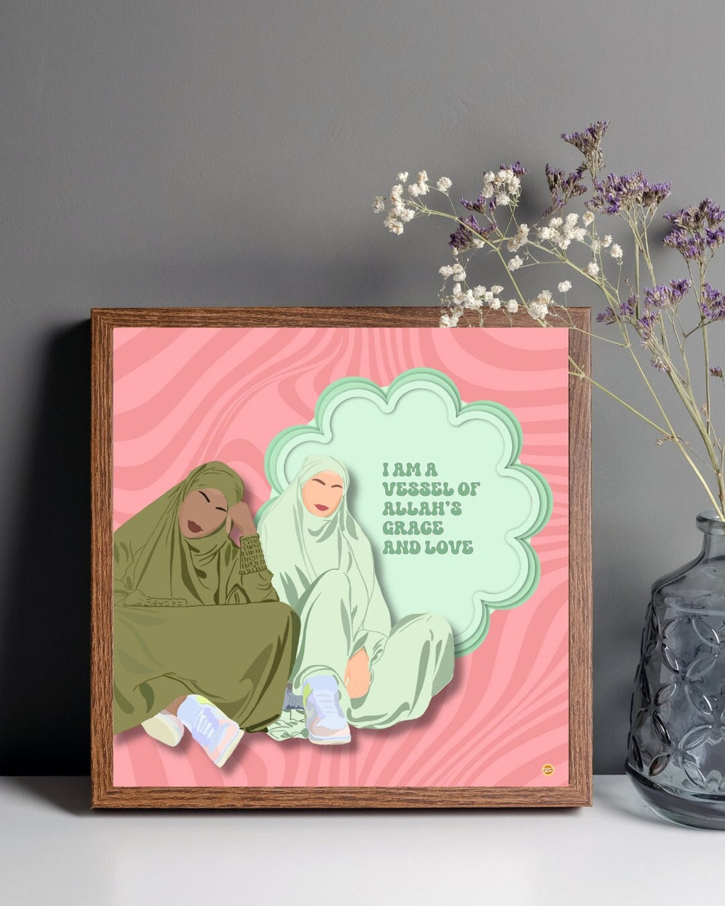 Allah's Grace And Love Art Print