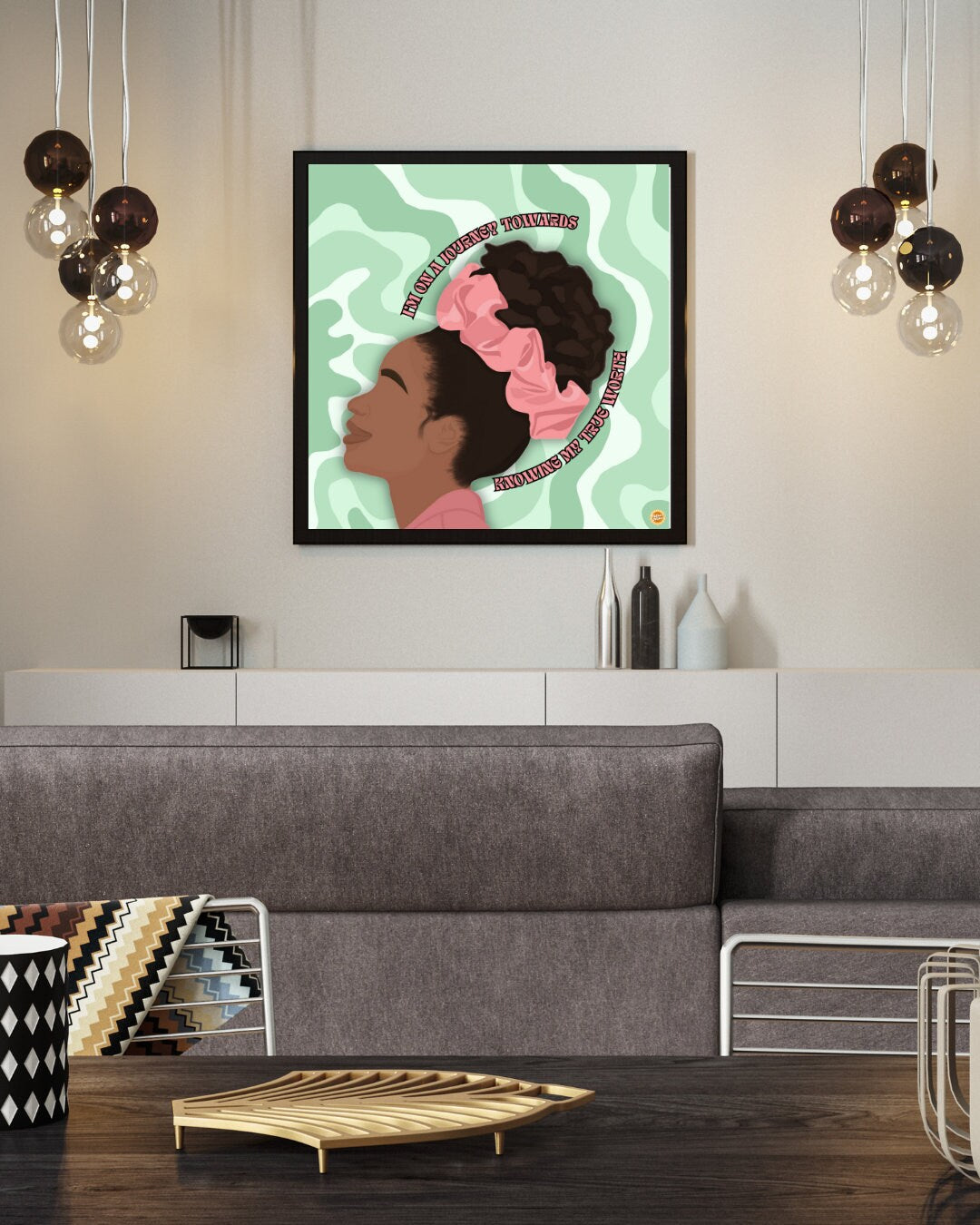 Knowing My True Worth Art Print