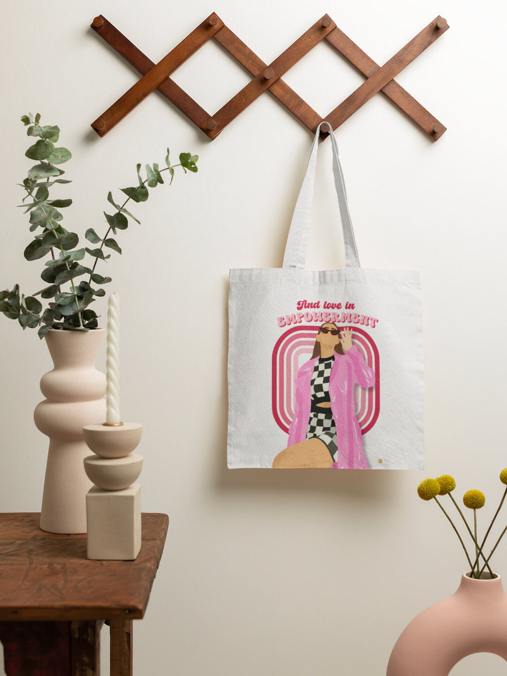 Find Love In Empowerment Cotton Tote Bag