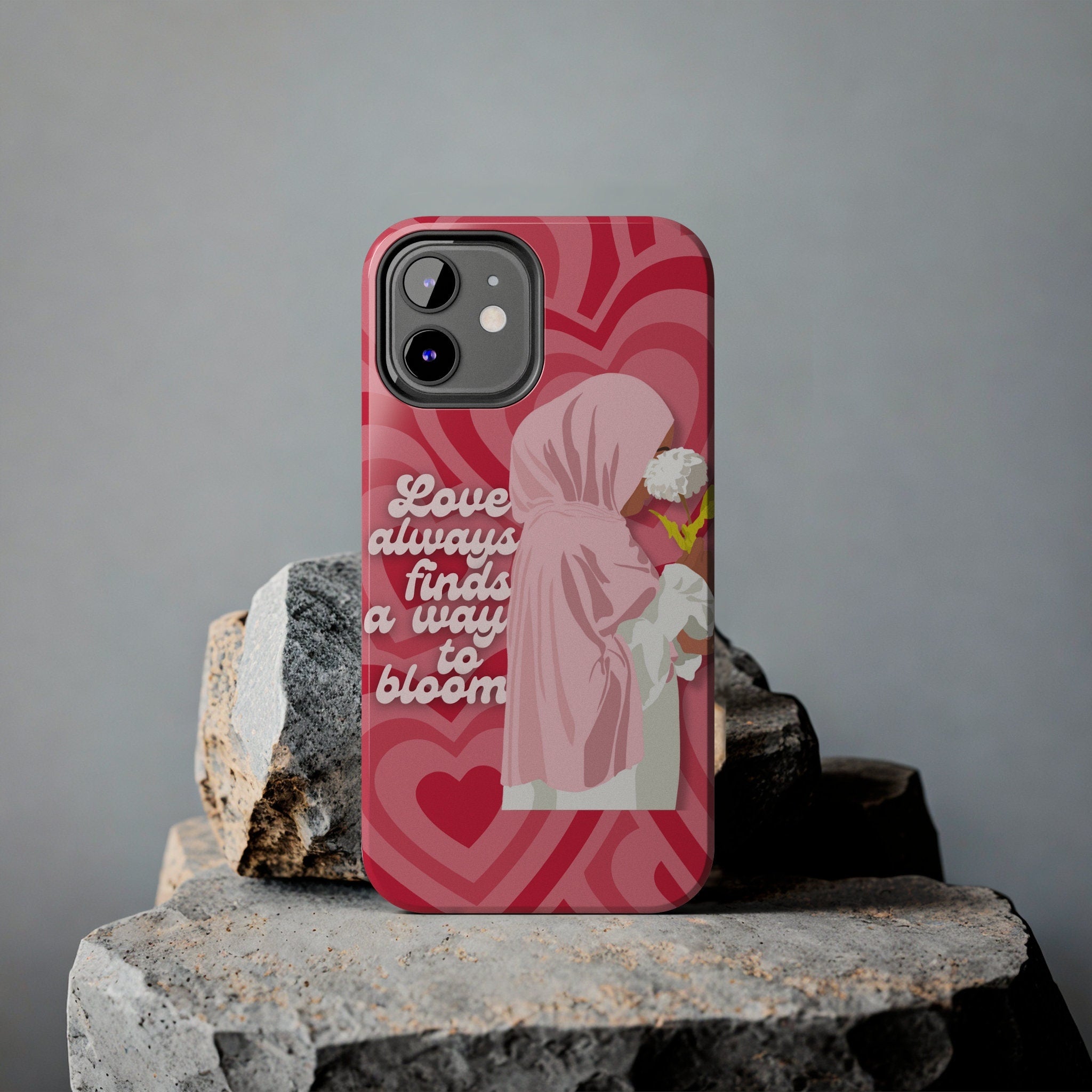 Love Blooms Protective Phone Case
