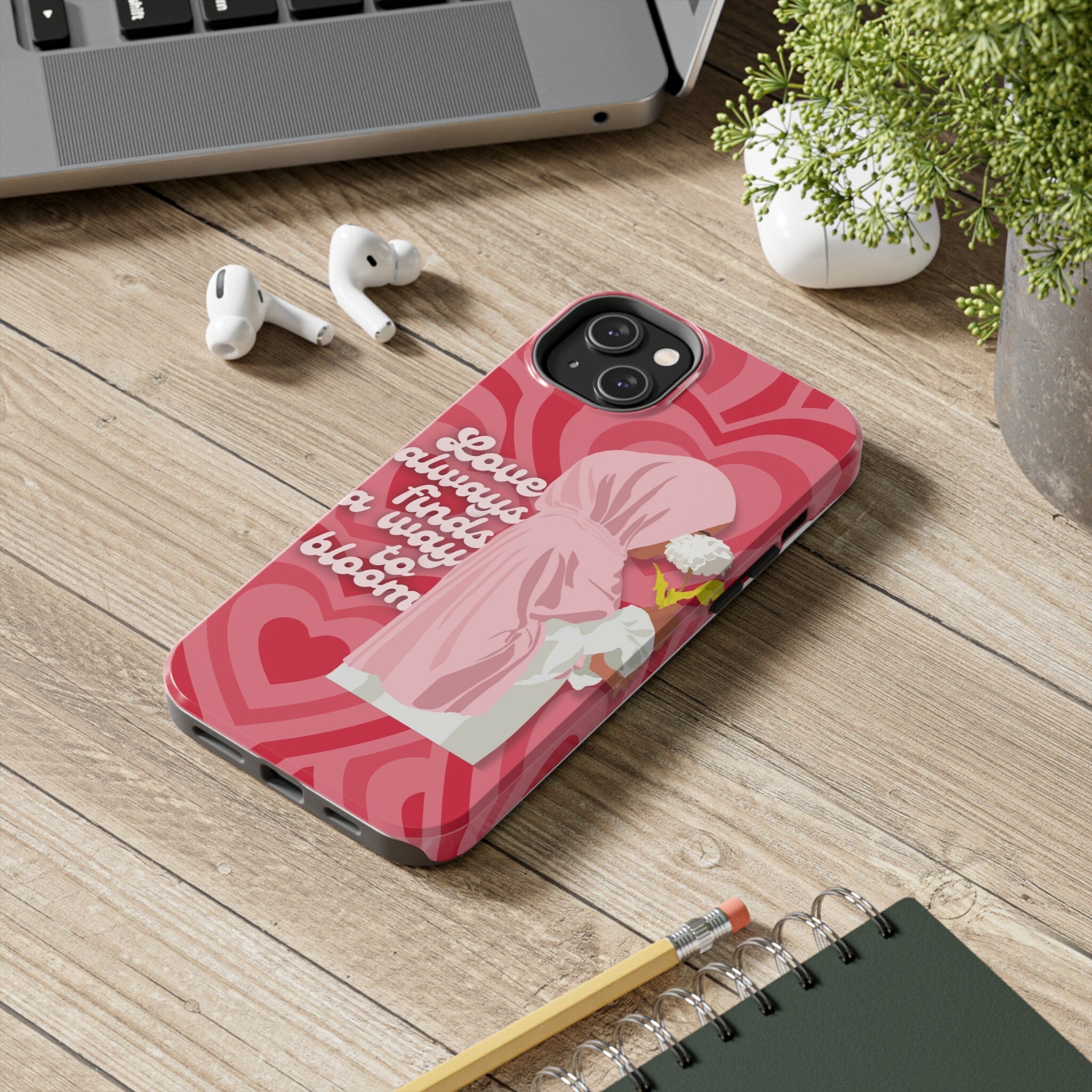 Love Blooms Protective Phone Case