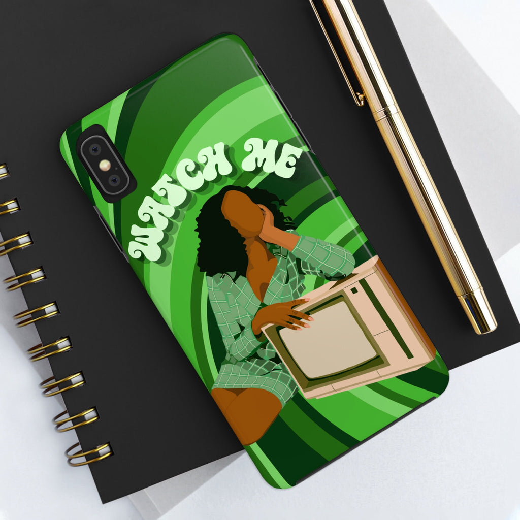 Watch Me Protective Phone Case