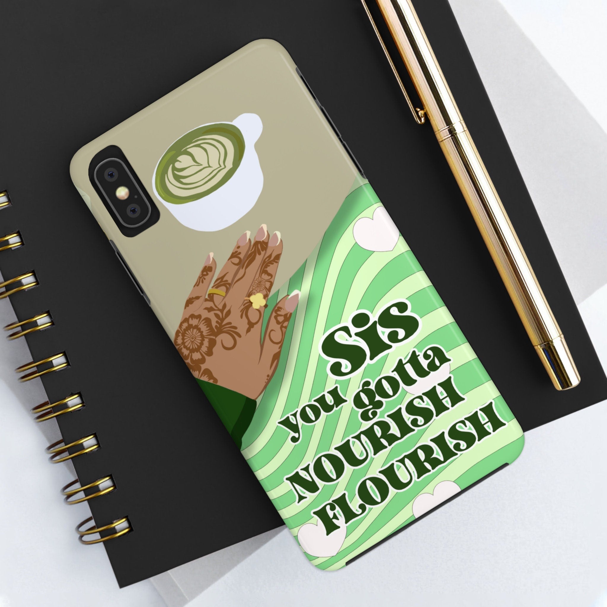 Nourish To Flourish Protective Phone Case